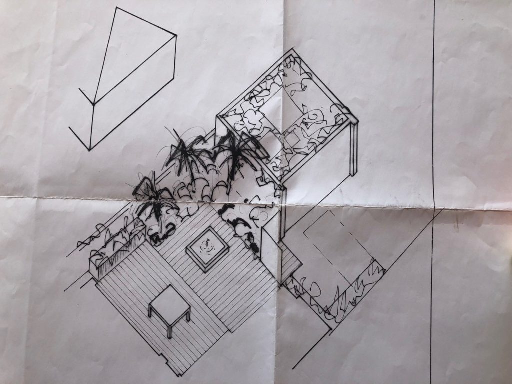 John Brookes garden plan