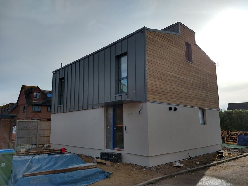 elmer passivhaus nears completion